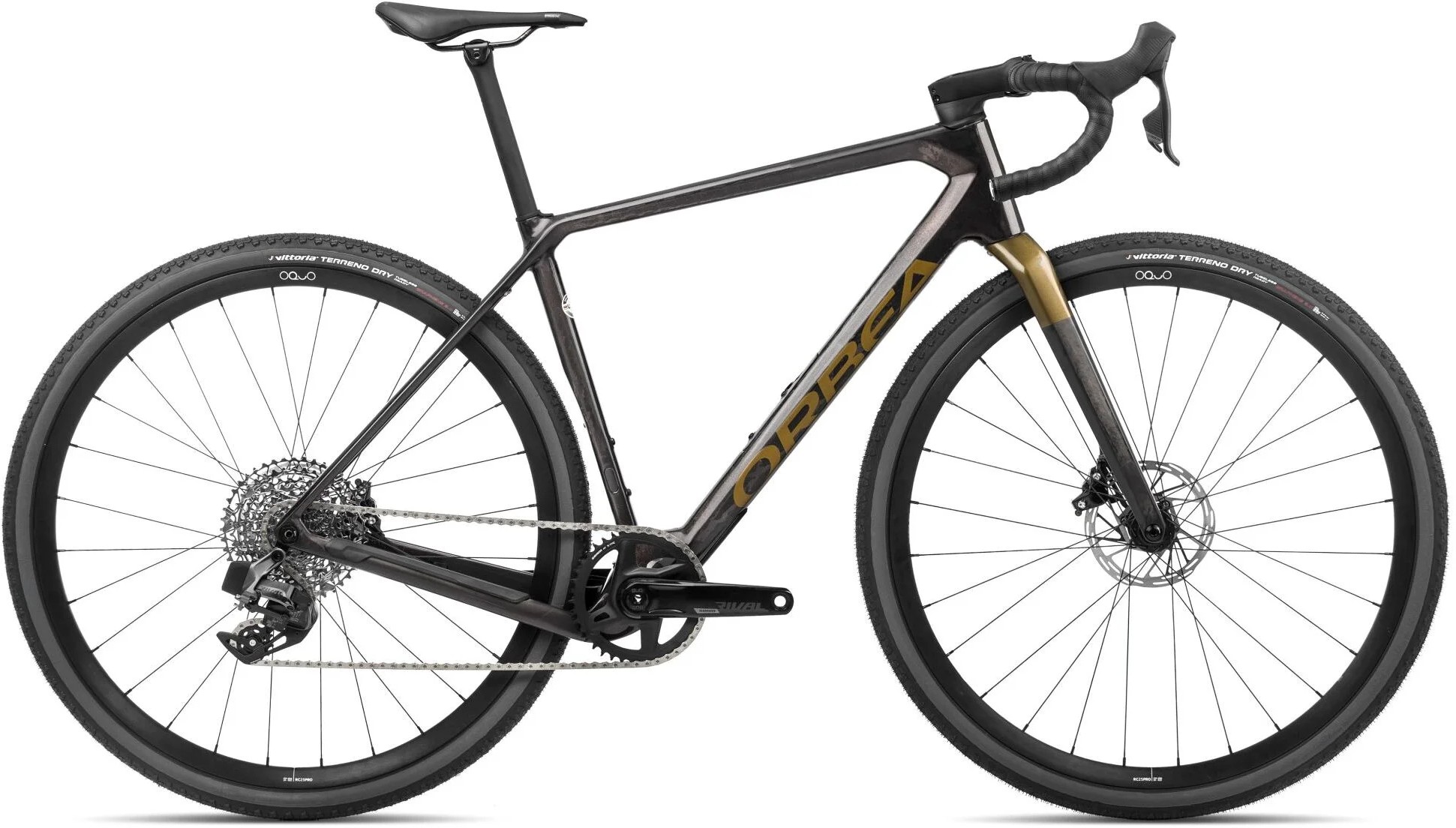 Orbea TERRA M31ETEAM 1X 2024 Cosmic Carbon View Gloss Metallic Olive Green