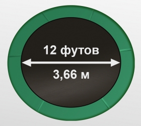 Батуты Батут Oxygen Fitness Premium 12 ft inside (Dark green) Артикул 