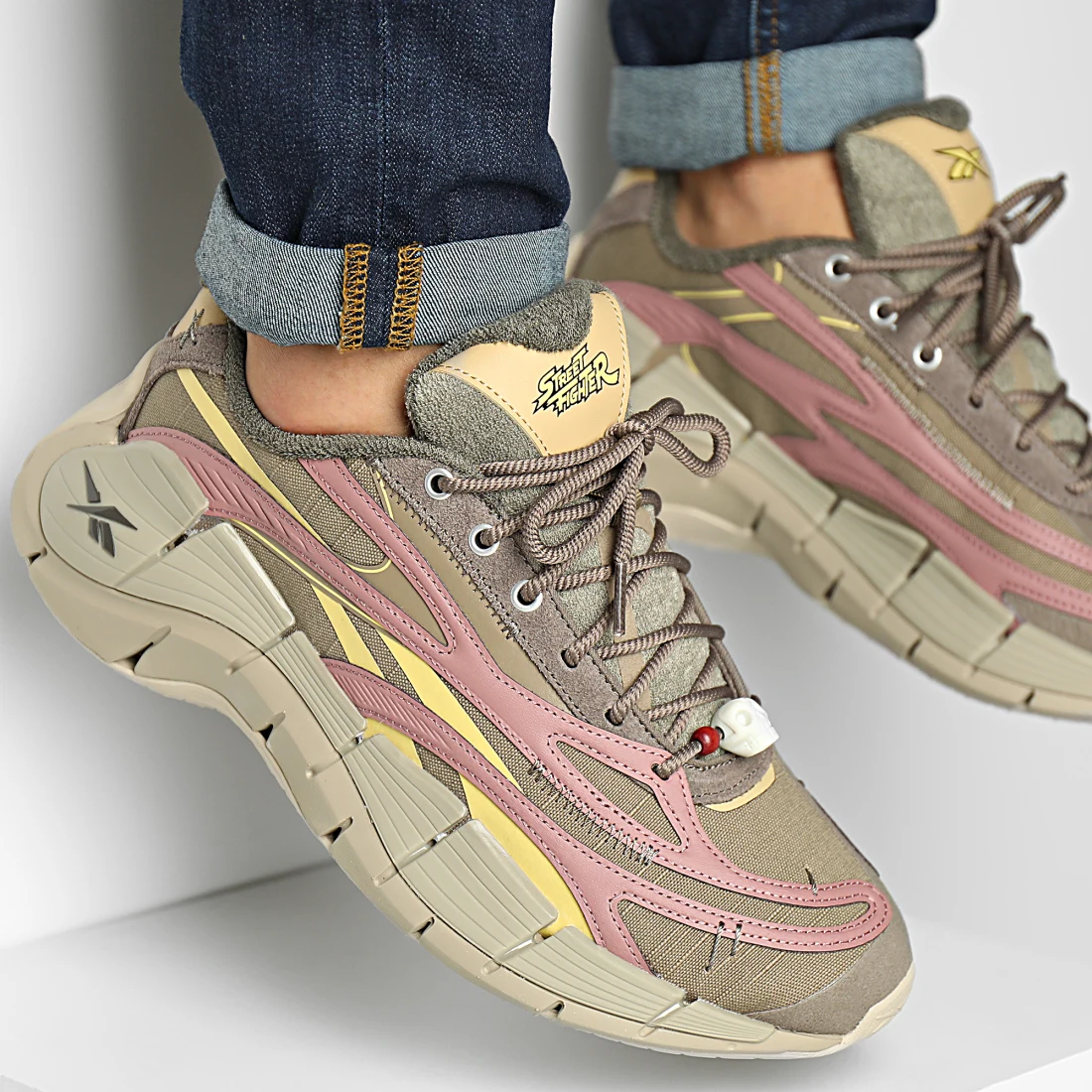 Купить кроссовки reebok zig kinetica 2.5 street fighter cinnamon