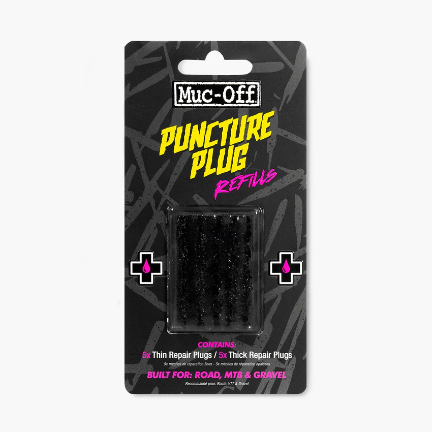 жгуты для ремонта бескамерных колес muc-off 20132 puncture plugs refill pack