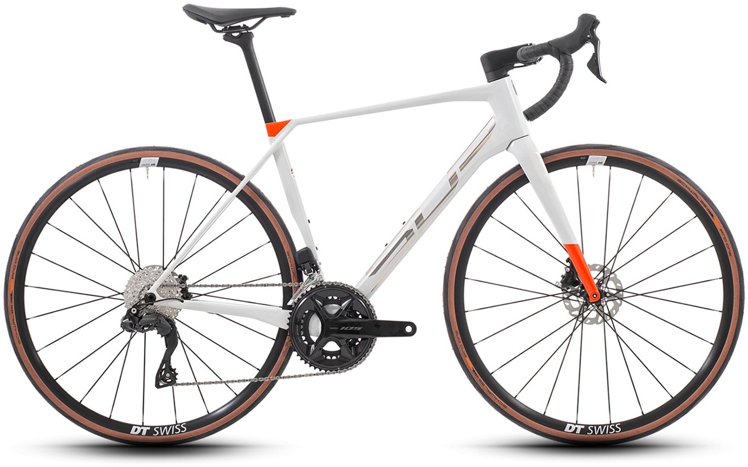 Superior X-Road Team Elite Di2 2024 Gloss Grey/Team Red