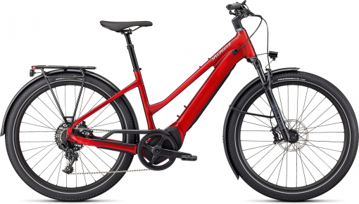 Specialized Turbo Vado 5.0 Step-Through 2022 Red Tint / Silver Reflective