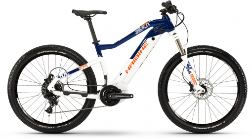 HAIBIKE SDURO HardSeven 5.0 i500Wh 11 s. NX 2019 / синий-белый