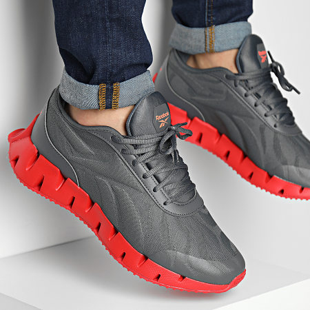 Кроссовки Reebok Zig Dynamica 3 pure grey 7/cold grey 3/vector red