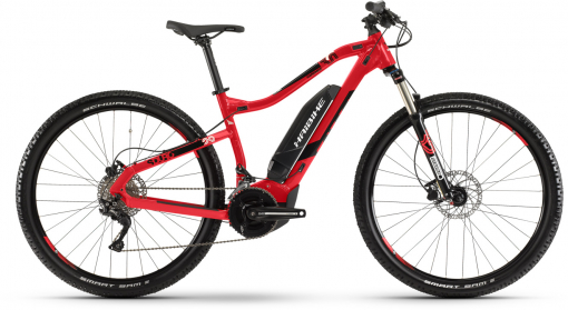 HAIBIKE SDURO HardNine 3.0 500Wh 20 s. Deore 2019 / красный-черный