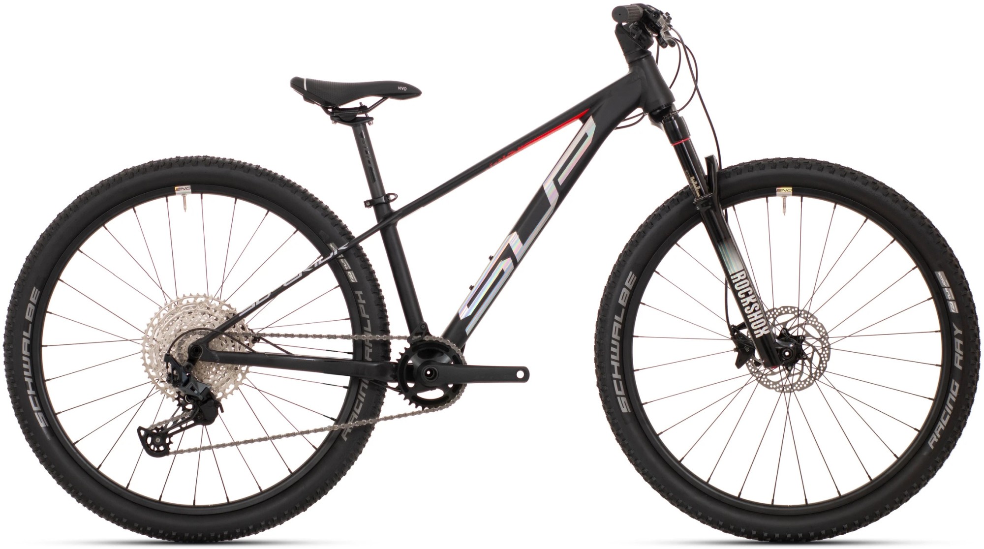 Superior Team 27 Issue 20224 Matte Black/Hologram Chrome/Team Red