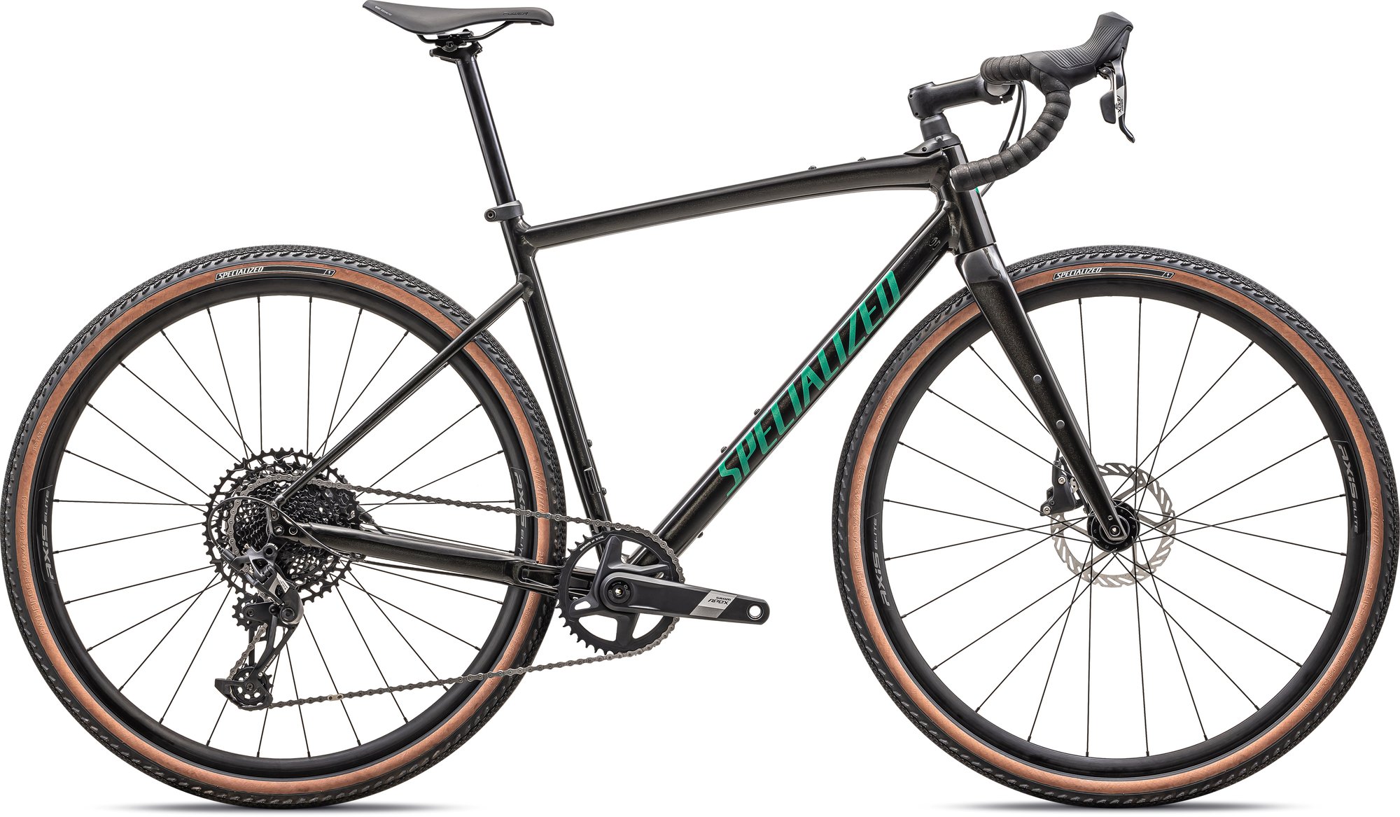 Specialized Diverge Comp E5 2025 Gloss Metallic Obsidian/ Metallic Pine Green