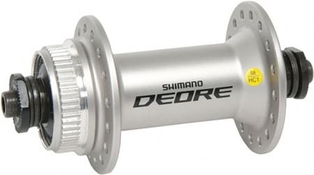 втулка передняя shimano deore m595 c.lock
