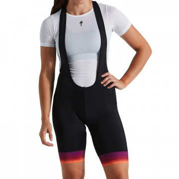 Велотрусы женские Specialized RBX Comp BIB Orange Sunset/Violet 2021
