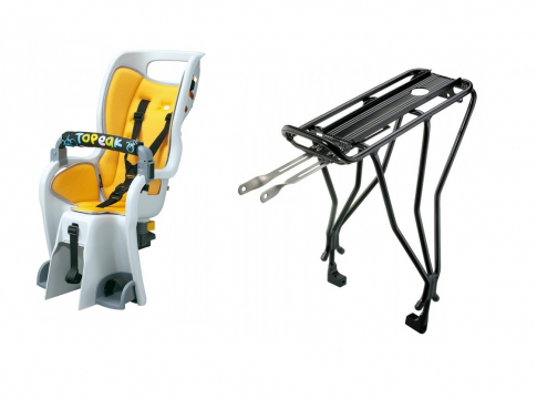 Багажник Topeak BabySeat Rack под 29" колёса с дисковыми тормозами для детского кресла BabySeat II