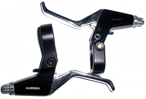 ручки тормоза alhonga для v-brake (пара) под 3 пальца