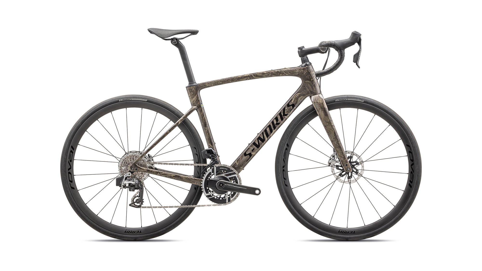 Specialized S-Works Roubaix SL8 - Sram Red AXS 2025 Gloss Toupe/Gunmetal Strata/Charcoal