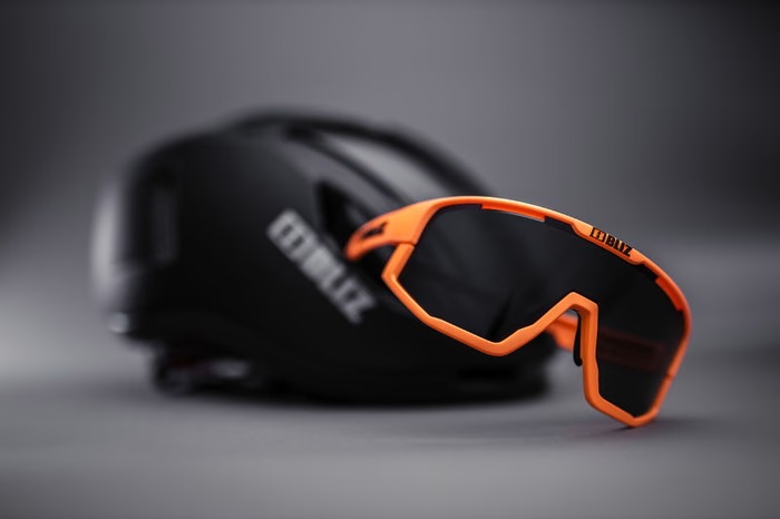 Купить Очки спортивные Bliz Fusion оправа Matt Orange линза Smoke за ...