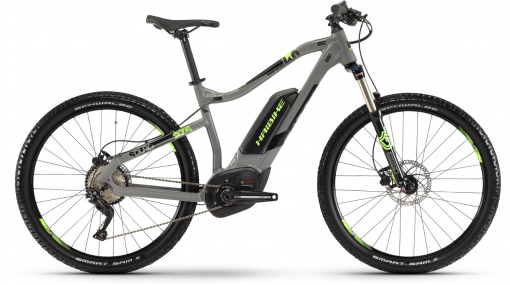 HAIBIKE SDURO HardSeven 4.0 500Wh 10 s. Deore 2019 / серый-зеленый