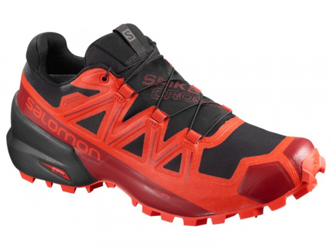 Кроссовки Salomon SpikeCross 5 GTX Black/Racing Red/Red Dahlia