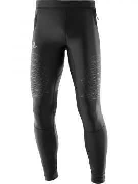 Тайтсы Salomon FAST WING LONG TIGHT M Black