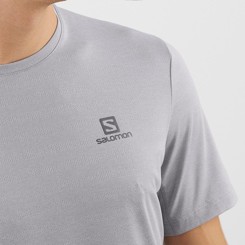 salomon xa tee m alloy heather