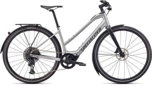 Specialized Turbo Vado SL 5.0 Step-Through EQ 2022 Brushed Aluminium / Black Reflective