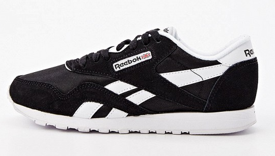 Кроссовки Кроссовки женские Reebok Classic Nylon black/black/white Артикул FV450610, FV450610.5, FV45069.5, FV45068.5, FV45065.5, FV450611, FV45067, FV45066, FV45067.5, FV45066.5, FV45069, FV45065, FV45068