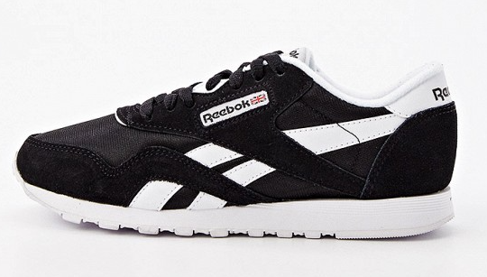 Кроссовки Кроссовки женские Reebok Classic Nylon black/black/white Артикул FV45066.5, FV45068, FV45066, FV45065.5, FV450611, FV450610, FV45068.5, FV450610.5, FV45069, FV45065, FV45067.5, FV45069.5, FV45067