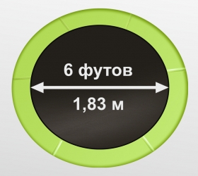 Батуты Батут Oxygen Fitness Standard 6 ft outside (Light green) Артикул 