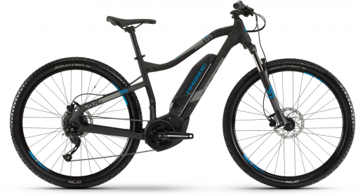 HAIBIKE SDURO HardNine 1.0 400Wh 9-Sp Altus 2019 /  серый-синий