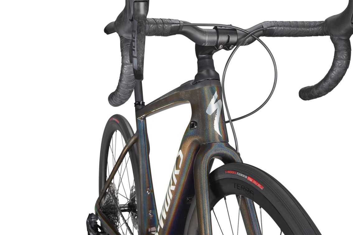 TURBO CREO - теперь 200 км реально! Specialized S-Works Turbo Creo SL Carbon 2022 BLKTNT/SPCTFLR/BLK Артикул 98121-0204, 98121-0203