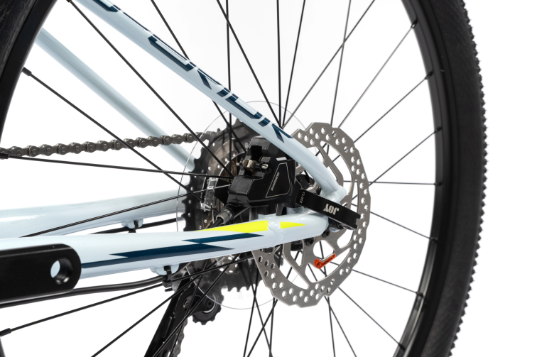 26-27 дюймов (10-16 лет) Superior Racer XC 27 DB Gloss White/Petrol Blue/Neon Yellow 2025 Артикул 801.2025.29602