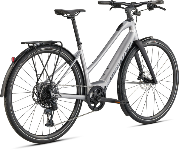 Specialized Turbo Vado SL 5.0 Step-Through EQ 2023 Brushed Aluminium / Black Reflective