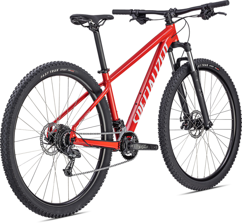 Купить Specialized Rockhopper 27,5 2022 Gloss Flo Red / White Артикул 91522-7402, 91522-7403, 91522-7401