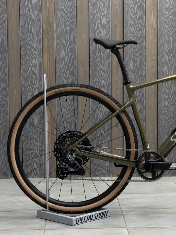 Гравийные велосипеды, комфорт плюс Specialized Diverge 4 Comp Carbon 2026 SRAM Apex AXS Laurel Green Metallic/ Dolomite Metallic Артикул 95426-5349, 95426-5354, 95426-5352, 95426-5361, 95426-5356, 95426-5358