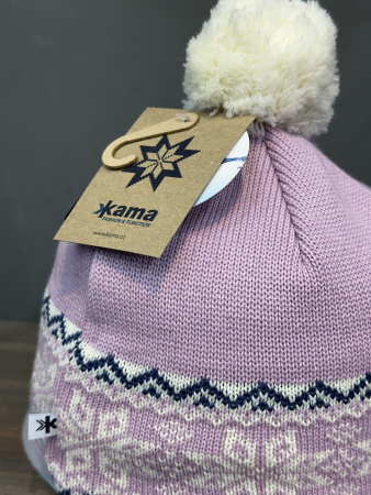 Шапки, кеппи, бейсболки Шапка Kama A116-114 Pink Артикул 