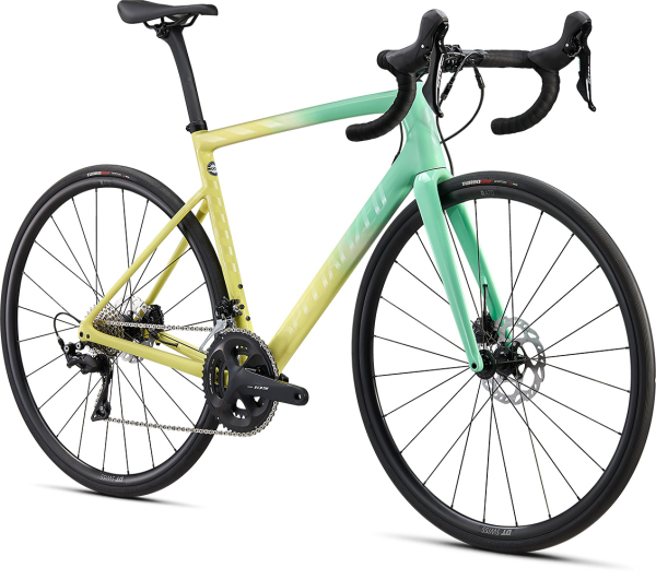 Шоссейные велосипеды Specialized Tarmac SL6 Sport 2021 Oasis / Ice Yellow/Blush Артикул 90621-6244, 90621-6249, 90621-6252, 90621-6254, 90621-6256, 90621-6258, 90621-6261