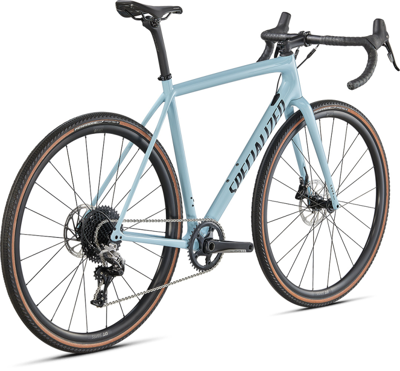 Циклокроссовые, внедорожные велосипеды Specialized Crux Comp 2022 Gloss Arctic Blue / Tarmac Black Артикул 91422-5052, 91422-5056, 91422-5061, 91422-5054, 91422-5049, 91422-5058