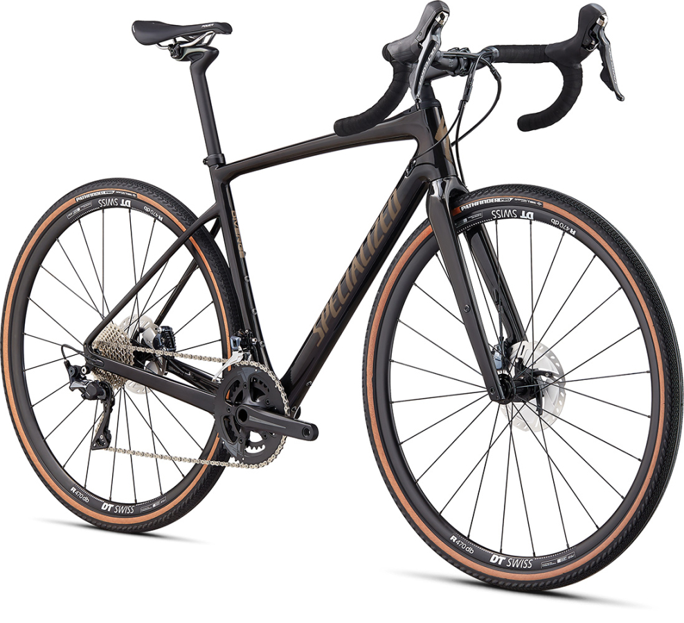 Гравийные велосипеды Specialized Diverge Comp 2020 черный-коричневый Артикул 95420-5348, 95420-5352, 95420-5354