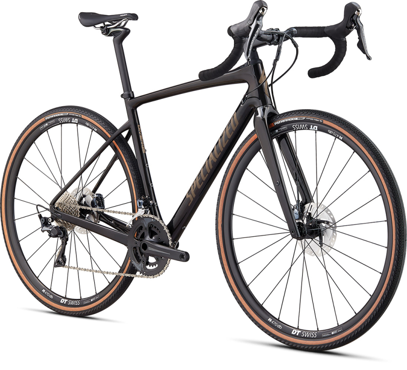 Гравийные велосипеды, комфорт плюс Specialized Diverge Comp 2020 черный-коричневый Артикул 95420-5352, 95420-5348, 95420-5354