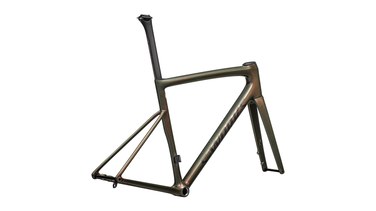 Рамы шоссе, гревел рама Specialized S-Works Tarmac SL8 Frameset 2025 Gloss Cypress Metallic / Magenta To Gold Pearl / S Артикул 74925-0161, 74925-0156, 74925-0152, 74925-0154, 74925-0144, 74925-0149, 74925-0158