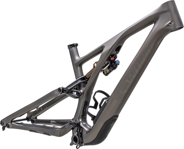 рама specialized s-works stumpjumper evo 29/27 satin / gloss black pearl / brushed black chrome