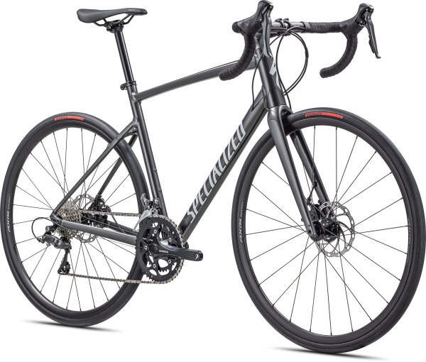 Specialized Allez E5 2025 Gloss Smoke / White / Silver Dust