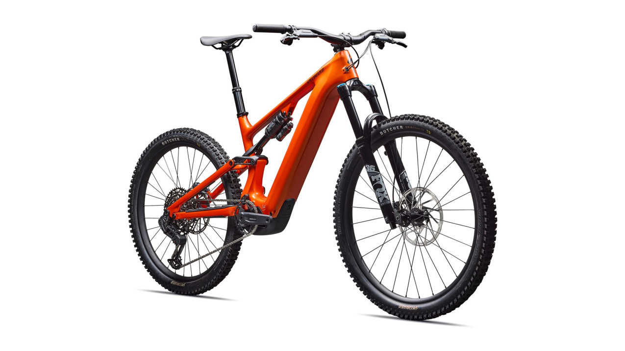 TURBO LEVO - лучшее из возможного! Specialized Turbo Levo 4 Comp Carbon 2026 Gloss Orange Tint Over Silver Dust / Dark Navy Артикул 95224-5906, 95224-5902, 95224-5904, 95224-5905, 95224-5903