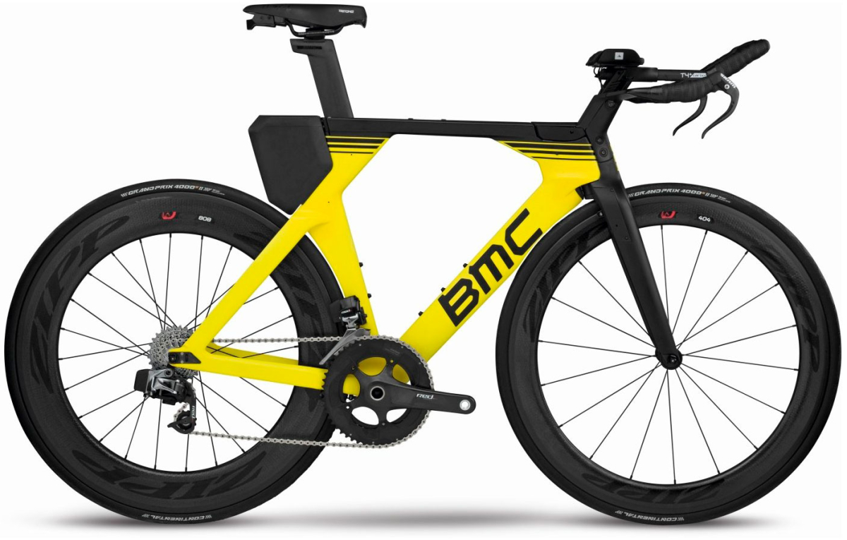 Триатлон, шоссейные велосипеды BMC Timemachine TM01 TWO Sram Red eTAP Yellow/Black 2019 Артикул 