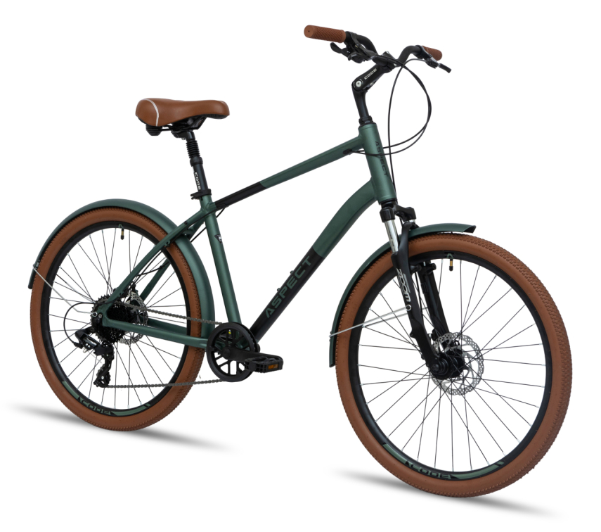 Круизеры и комфортные велосипеды Aspect Weekend 26 2026 Зеленый Артикул 4660447850895, 4660447850901