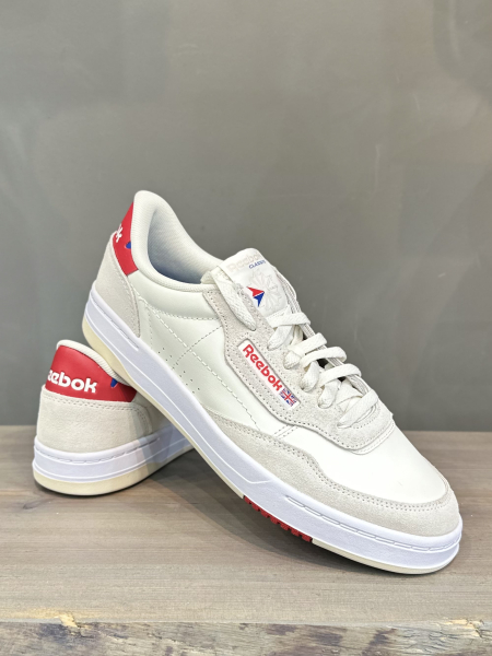 Кеды Reebok Court Peak alabaster/vector red/vector blue