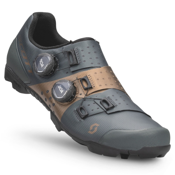 Велотуфли MTB Scott RC Python dark grey/bronze