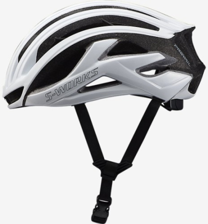 Шлемы Шлем Specialized S-Works Prevail II Vent Angi Mips Matte Gloss White/Chrome Артикул 60921-1123, 60921-1122, 60921-1124