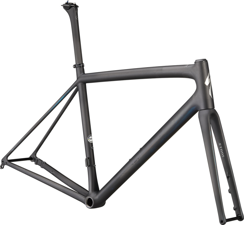 Рамы шоссе, гревел рама Specialized S-Works Aethos 2022 Carbon/ Chameleon Eyris Color Run/Chrome Foil Артикул 77222-0249, 77222-0254, 77222-0258, 77222-0256, 77222-0261, 77222-0252
