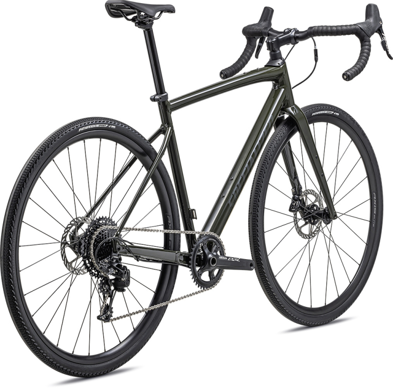 Гравийные велосипеды, комфорт плюс Specialized Diverge Comp E5 2023 Gloss Dark Moss Green / Pearl Артикул 95423-5264, 95423-5256, 95423-5249, 95423-5252, 95423-5254, 95423-5261, 95423-5258