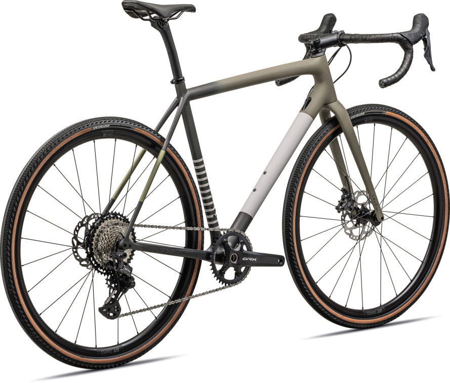 Циклокроссовые, внедорожные велосипеды Specialized Crux Comp - Shimano GRX 2024 Satin Taupe/Smoke/Midnight Shadow/Metallic Spruce/Clay Артикул 91424-5156, 91424-5149, 91424-5161, 91424-5154, 91424-5152, 91424-5158