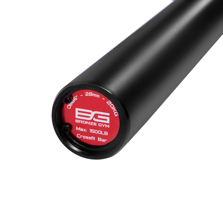 Грифы для штанг и гантелей Гриф олимпийский BRONZE GYM прямой красный 20 кг МВН: 680кг с замками Артикул 
