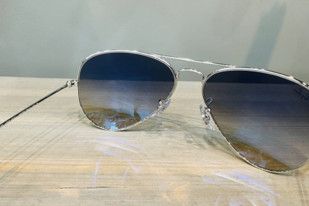 Очки Очки городские Ray-Ban Aviator оправа Polished Silver Metal линза Light Grey Gradient Артикул 